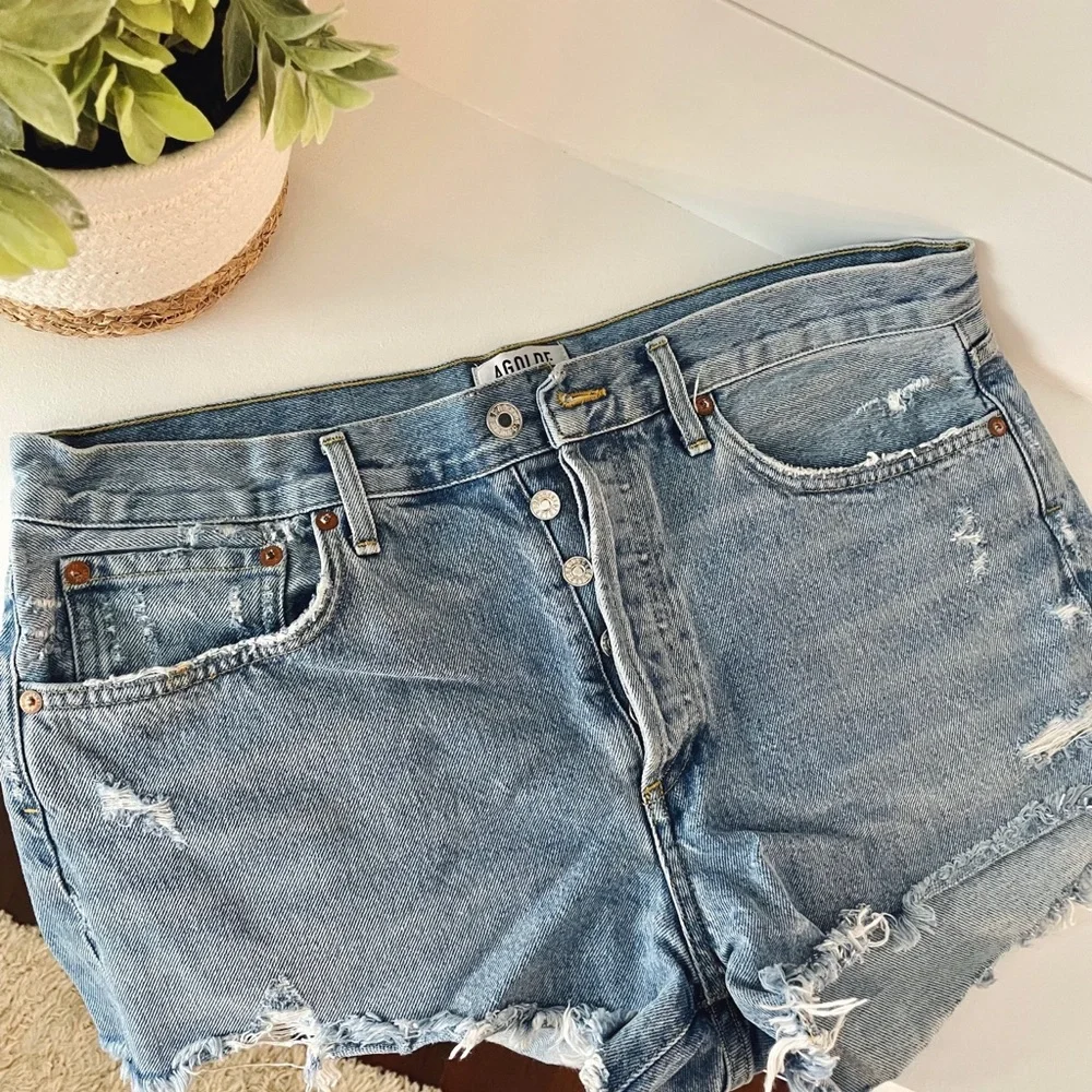 Agolde Parker Short in Swapmeet - Picture 2 of 8